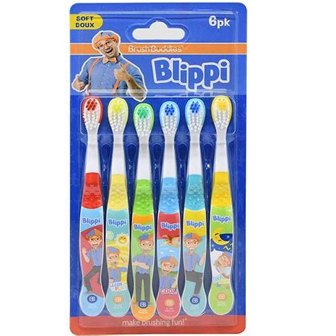 Blippi 6pk Toothbrush - Walmart.com