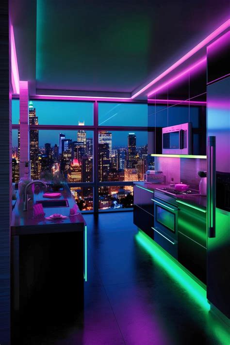 Cyberpunk Kitchen Design Ideas