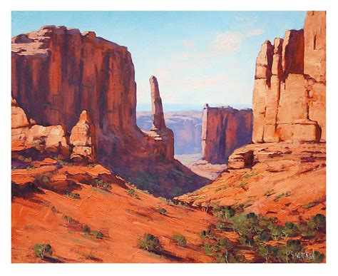 CANYON PAINTING DESERT Landscape Painting Traditional Art by | Etsy ...