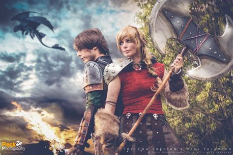 Astrid & Hiccup by ThelemaTherion on deviantART | Cosplay, Best cosplay, Httyd