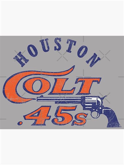 "Houston Colt 45 Vintage Logo" Poster for Sale by alhern67 | Redbubble