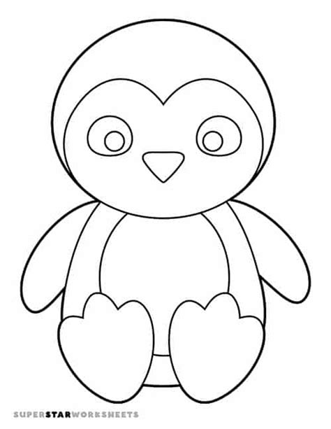 Penguin Stencil Printable