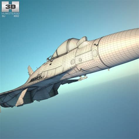 Sukhoi Su-35 3D model - Aircraft on Hum3D