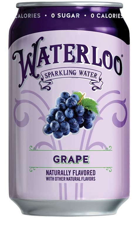 Waterloo Sparkling Water + Waterloo Grape Sparkling Water