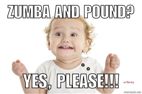 Zumba Pound funny rockout workout humor Becky | Zumba funny, Pound workout rockout, Workout humor