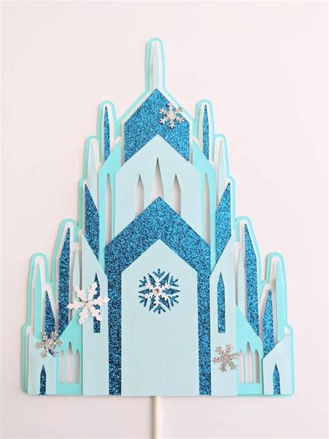 Frozen Castle Cake Topper or Cakecup Tower Stand Frozen cake - Etsy Italia | Torta castello ...