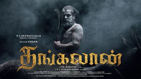 Chiyaan Vikram, Pa Ranjth's film titled Thangalaan. First look poster ...