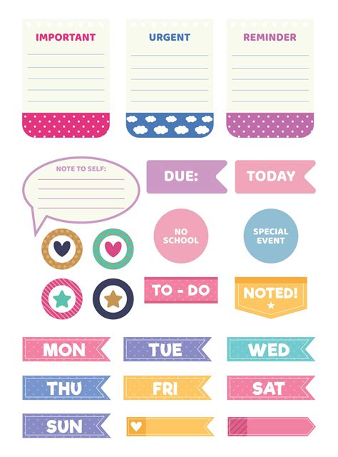 4 Best Images of Free Printable Calendar Reminder Stickers - Free ...