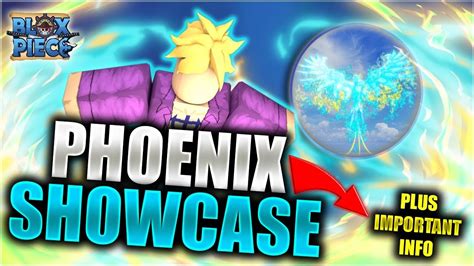 Phoenix-Phoenix FULL SHOWCASE AND INFORMATION | BLOX PIECE ~ Roblox ...