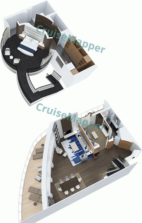 Anthem of the Seas cabins and suites | CruiseMapper