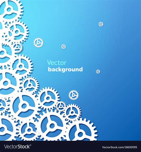 Blue industrial background Royalty Free Vector Image