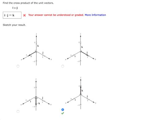 Solved Find the cross product of the unit vectors. ixj i.j=k | Chegg.com