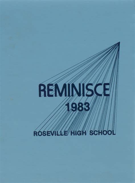 1983 yearbook from Roseville High School from Roseville, Michigan