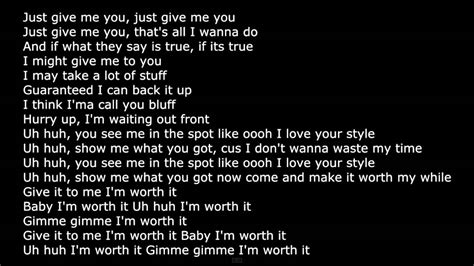 Iam worth it song - bopqesenior