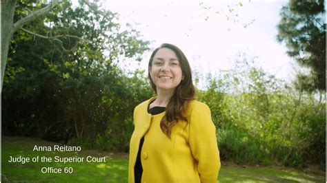 Meet and Greet: Anna Reitano for Los Angeles County Judge of the Superior Court, Seat 60 - YouTube