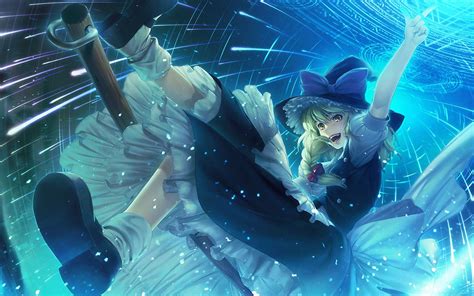 Anime Touhou Marisa Kirisame Wallpaper Wallpaper Downloads, Wallpaper ...