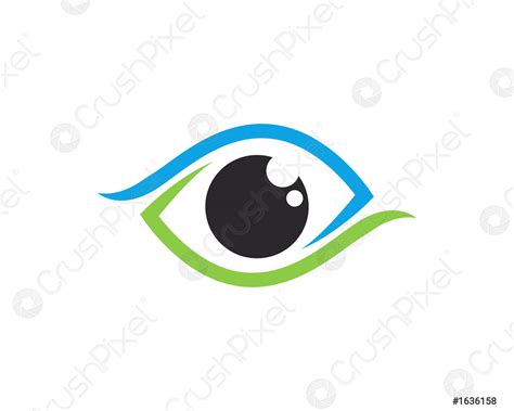 Eye logo vector - stock vector 1636158 | Crushpixel