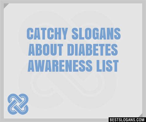 100+ Catchy About Diabetes Awareness Slogans 2024 + Generator - Phrases ...