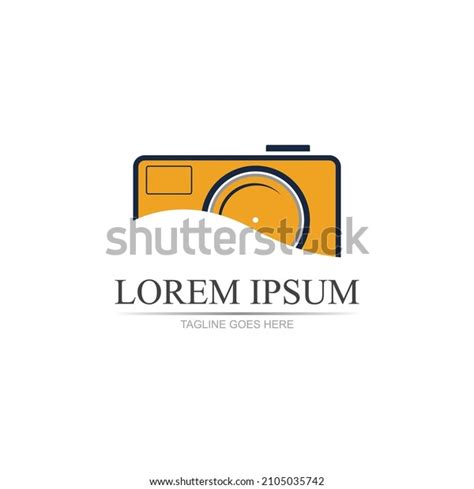 Minimalist Simple Modern Camera Photography Logo Stock Vector (Royalty Free) 2105035742 ...