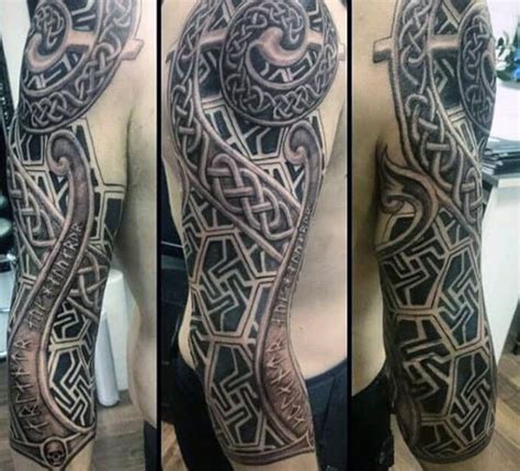 Top 43 Celtic Sleeve Tattoo Ideas - [2021 Inspiration Guide]