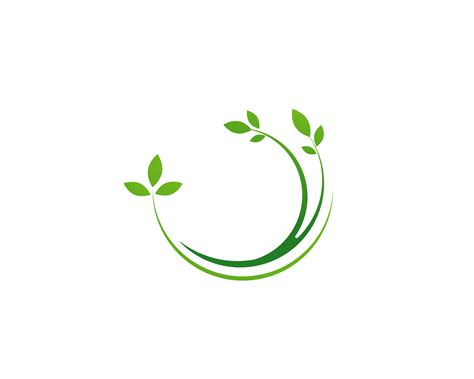leaf green nature logo and symbol template Vector 604379 Vector Art at Vecteezy