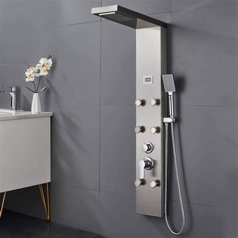 Fontana Thermostatic Shower Massage Panel System at FontanaShowers.com