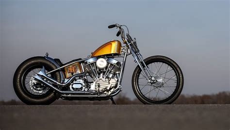 Custom-Built Harley Panhead Bobber Has S&S Power and Hardtail Framework ...