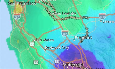 Rainfall chart: Bay Area totals for this week's storms