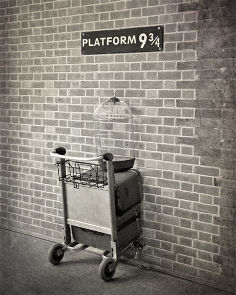 Platform 9 3/4 London Train Station King's Cross Train | Etsy