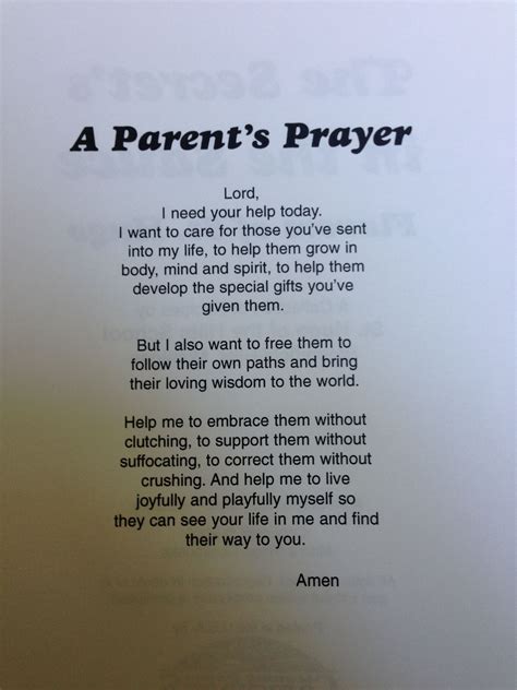 A parents prayer | Parenting teenagers quotes, Prayer for parents, Parenting teen quotes