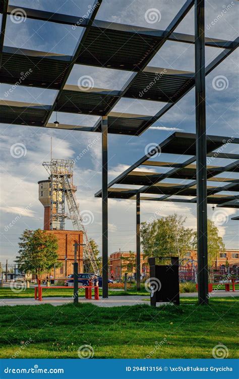 Historic Coal Mine Ignacy in Niewiadom in Rybnik Stock Photo - Image of stadium, building: 294813156