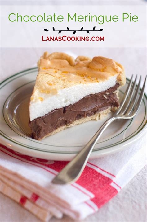 Chocolate Meringue Pie - Never Enough Thyme