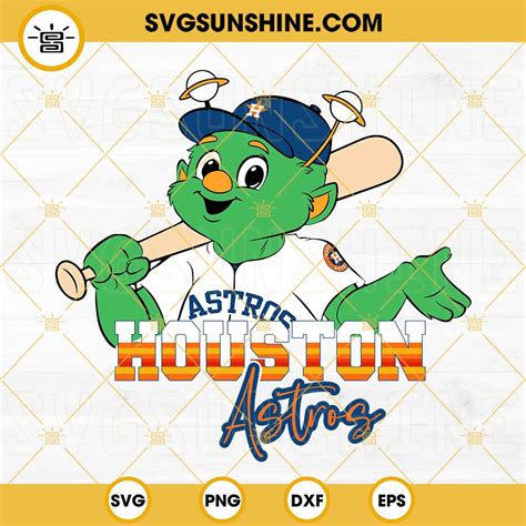 Orbit Houston Astros SVG, Orbit Mascot SVG, Houston Astros SVG PNG DXF ...