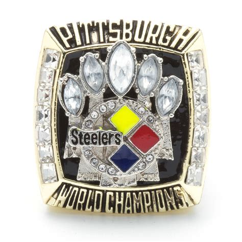 NFL 2005 PITTSBURGH STEELERS SUPER BOWL XL WORLD CHAMPIONSHIP RING Rep ...