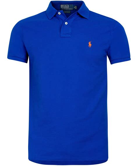 Polo ralph lauren Royal Blue Polo Shirt in Blue for Men | Lyst