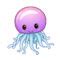 Cute Jellyfish Cartoon Coloring Page | Coloring Pages Mimi Panda