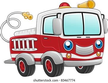 Fire Truck Clipart Cartoon Fire Engine