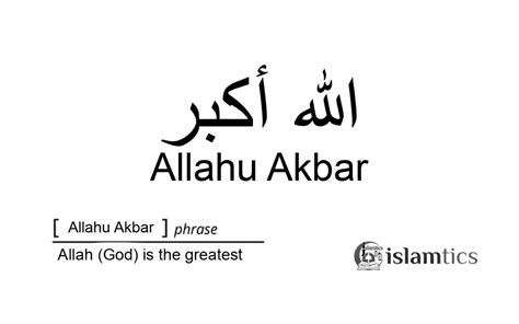 Allahu Akbar Meaning and 4 Surprising Usage | islamtics