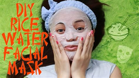 DIY Rice Water Facial Mask 🤗 - YouTube