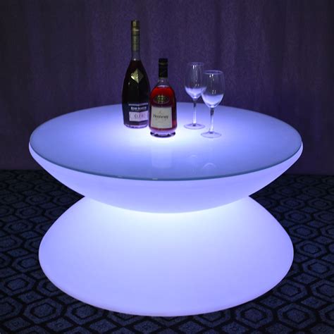 Popular Bar Nightclub Party Wedding Glowing Led Cocktail Table/glowing ...
