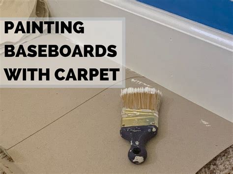 3 Options for Painting Baseboards With Carpet