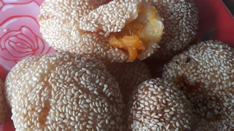 Homemade Buchi with Camote Pudding Filling - YouTube