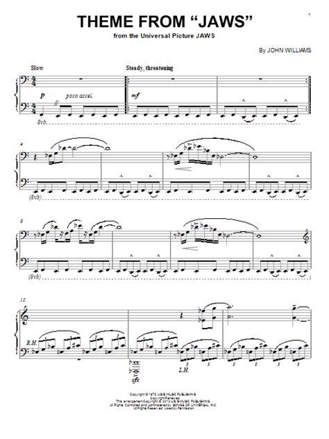 Theme From "Jaws" | Sheet Music Direct