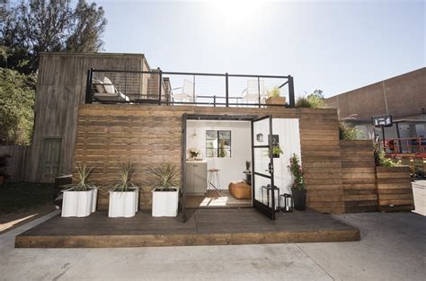 Rooftop Deck Container Home - Tiny House Swoon