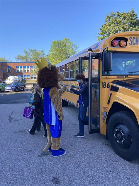 Middleton Regional High School on Twitter: "Our dearest mascot greeting students off the buses ...