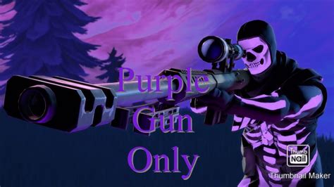 Purple gun only? - YouTube