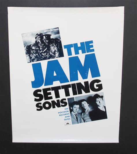 Jam Setting Sons USA Poster-1980 - punk rock posters