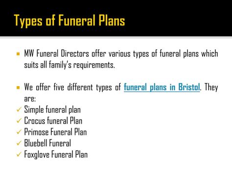 PPT - MW Funeral Directors Offers Best Funeral Plans in Bristol ...