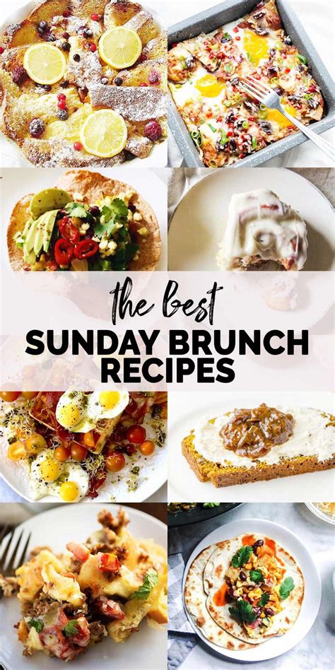 The Best Sunday Brunch Recipes - The Tortilla Channel | Summer brunch recipes, Brunch recipes ...