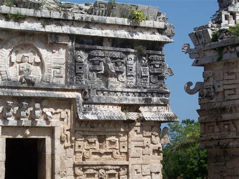 Free Images : building, palace, monument, landmark, facade, place of worship, mayan, mexico ...